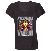 Filipina Warrior Beauty Ladies' Jersey V-Neck T-Shirt